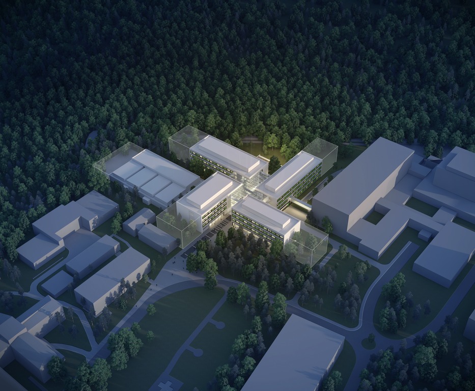 Neubau des DZNE - Forschungszentrums in Bonn