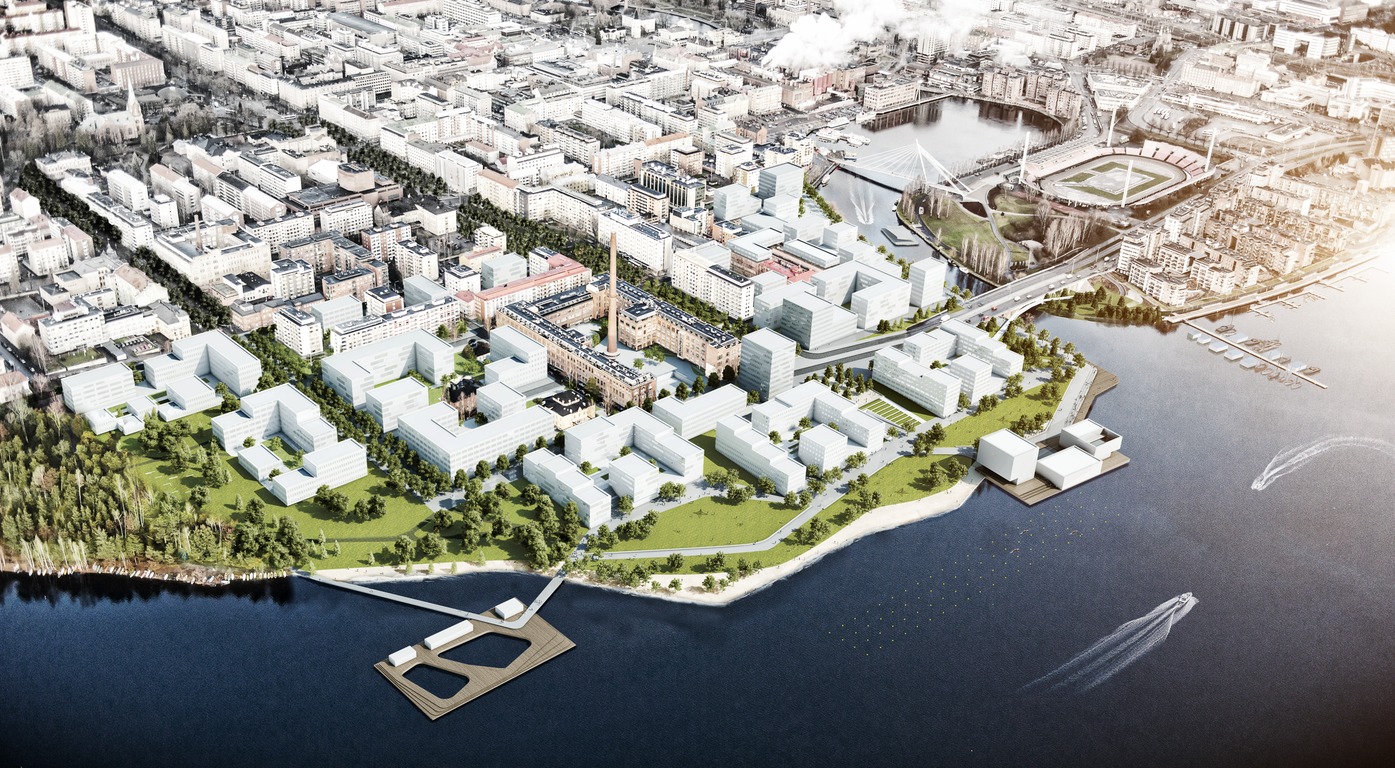 Internationaler Design Wettbewerb Eteläpuisto Park Tampere und Umgebung