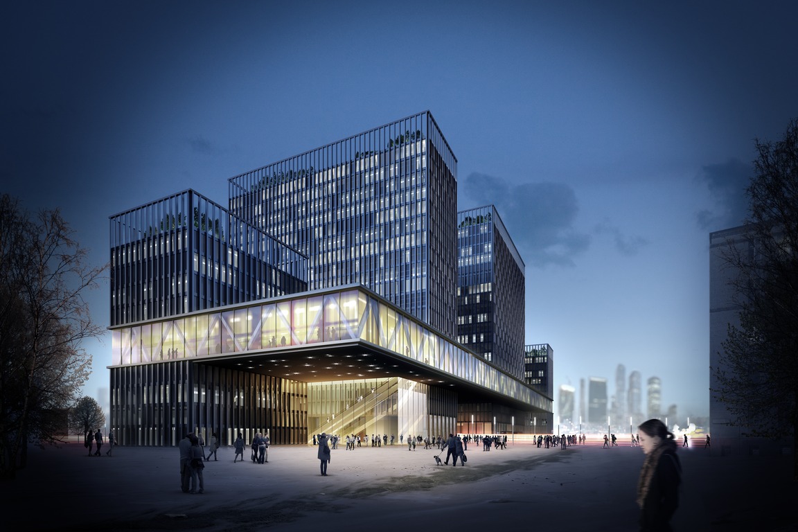 Selected International Architectural Competition for a Concept Design of Sportmaster and O'stin Headquarters