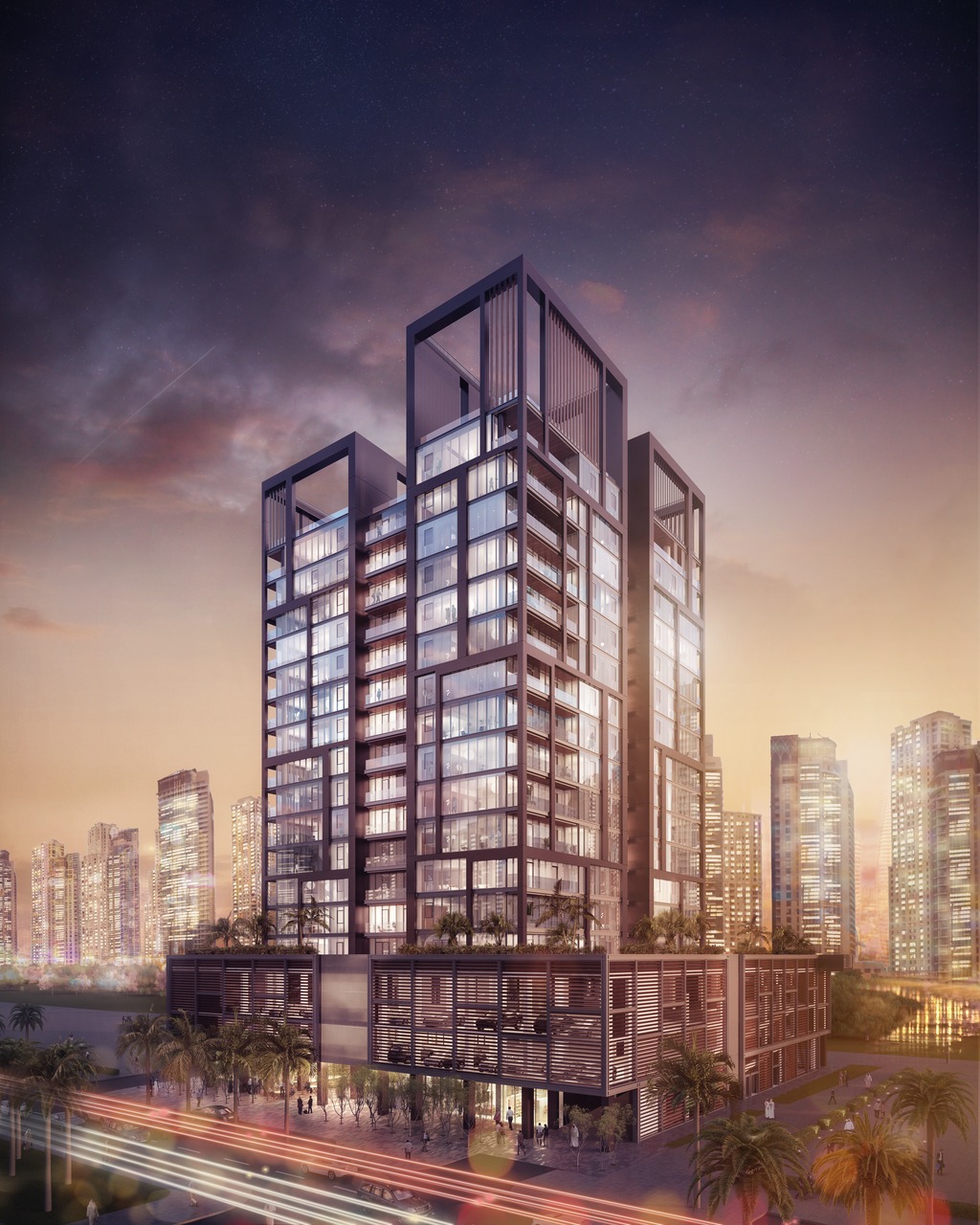 Plot 445 Pool and Entrances