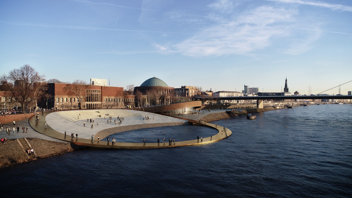 Blau-Grüner Ring Düsseldorf