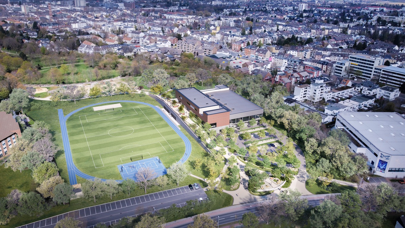 Südzugang Park Holzbenden Düren