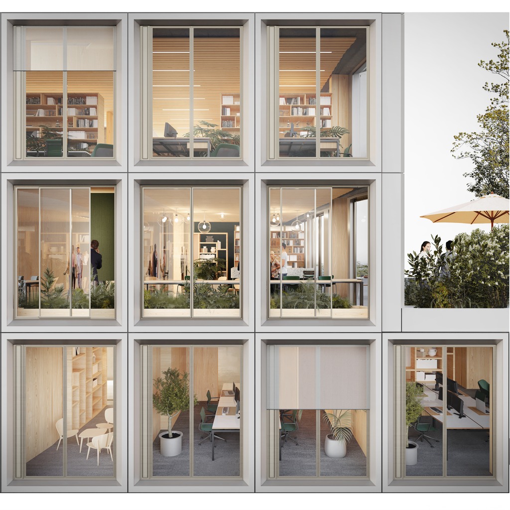 Hochhaus Hafenspitze Zollhafen Mainz