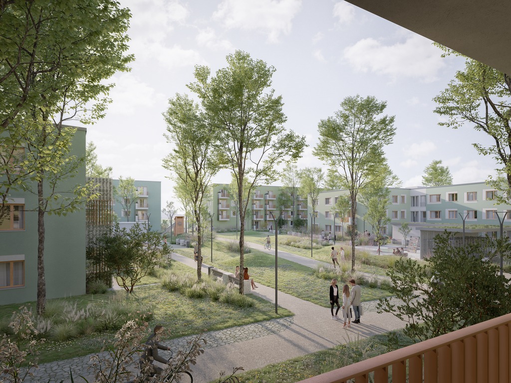 Wohnbebauung am Bergfeld Poing